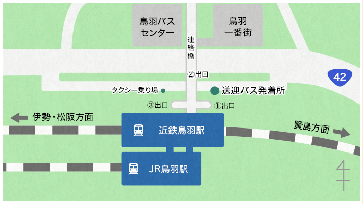 路線バス発着所地図